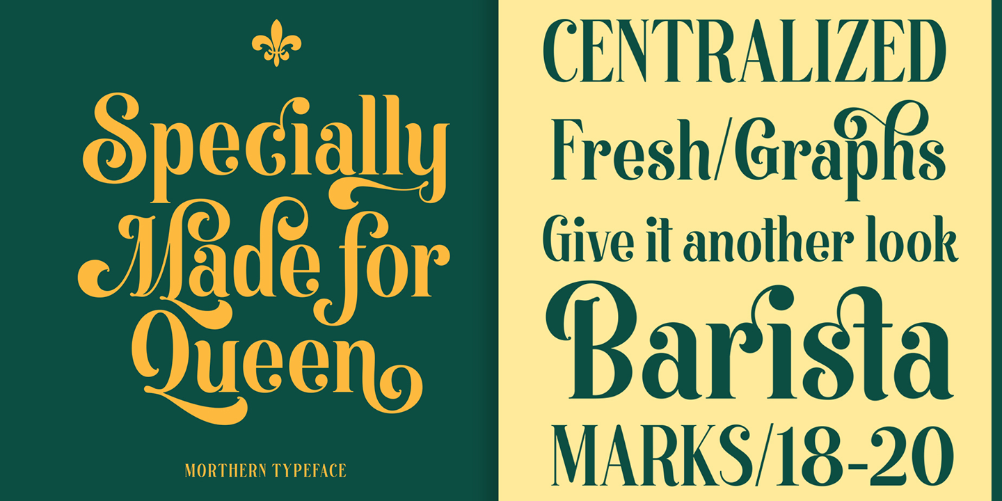 Morthern Shapes Font preview